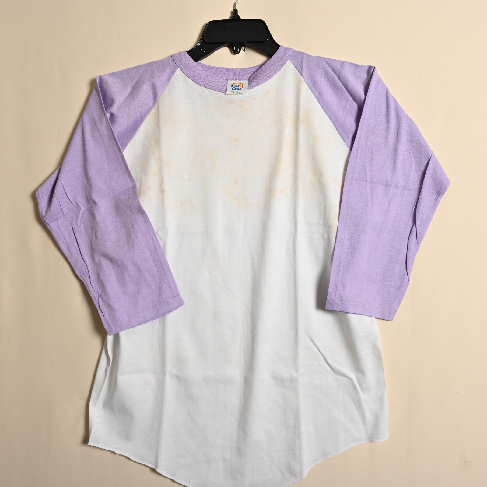 Vintage Cal Cru Baseball T-Shirts 3/4-Sleeve Size M – Lot of 2 – 4269