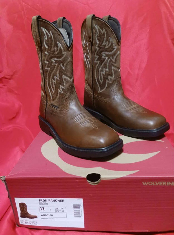 Wolverine Iron Rancher Steel Toe Pull on Boot New