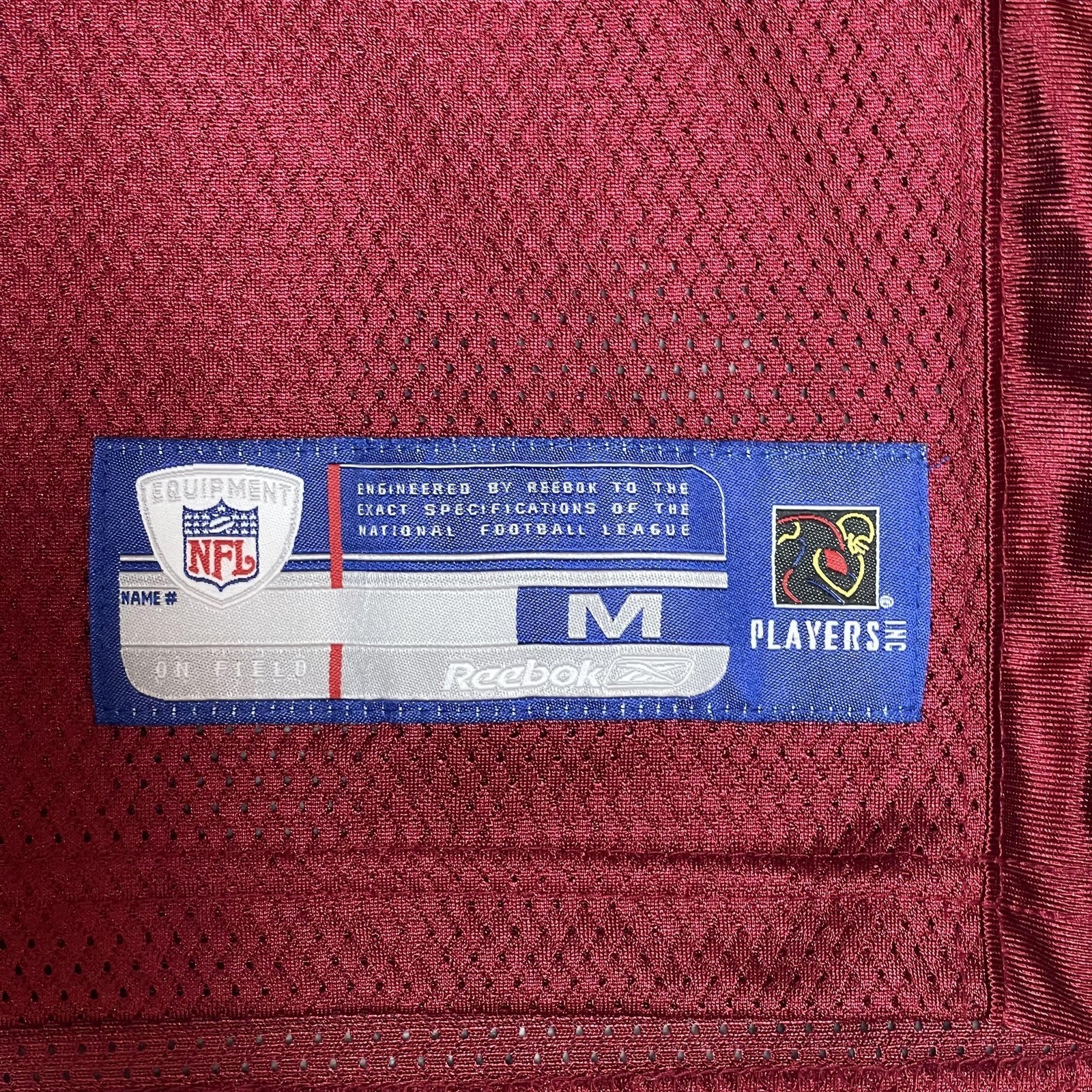 Mens Reebok Washington Redskins Mark Brunell 8 Jersey Burgundy (M) Signed Auto
