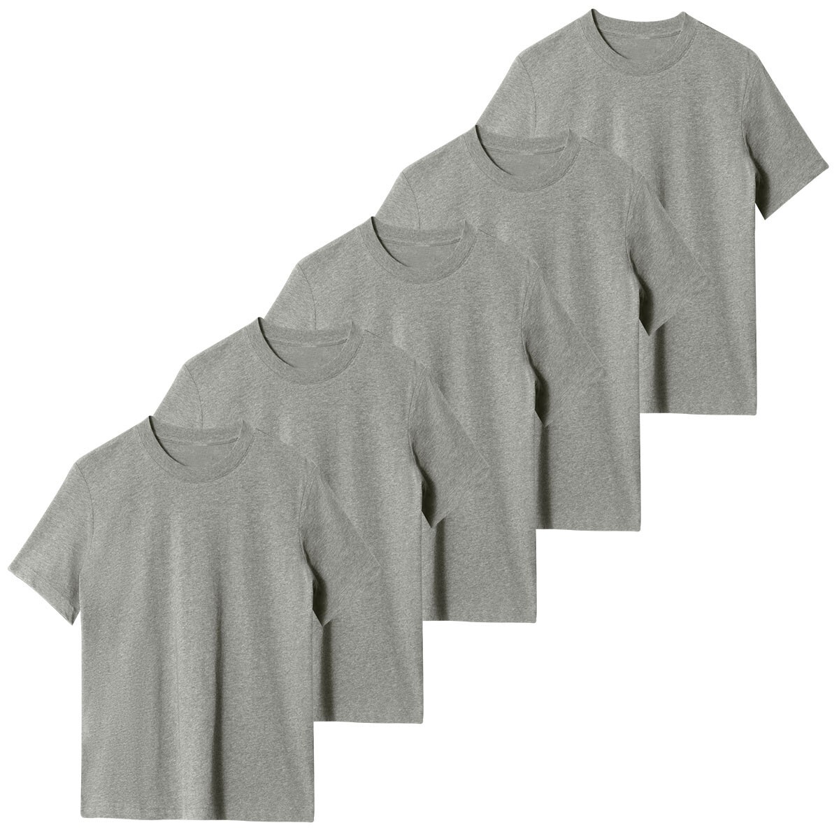 Uneek 5 PACK Unisex Mens CLASSIC T-SHIRT Plain 100% Cotton Blank Tee T shirt TOP