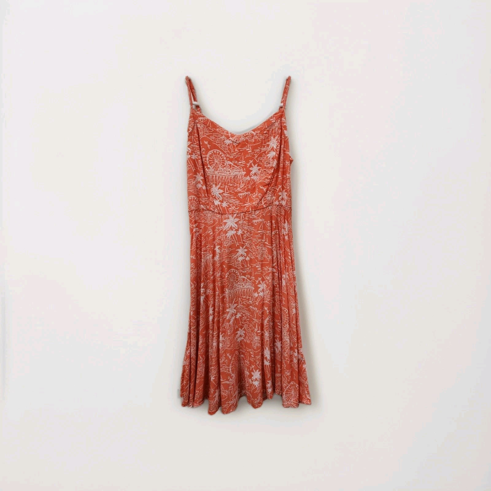 Old Navy Rayon Coral Pink Summer Dress XS