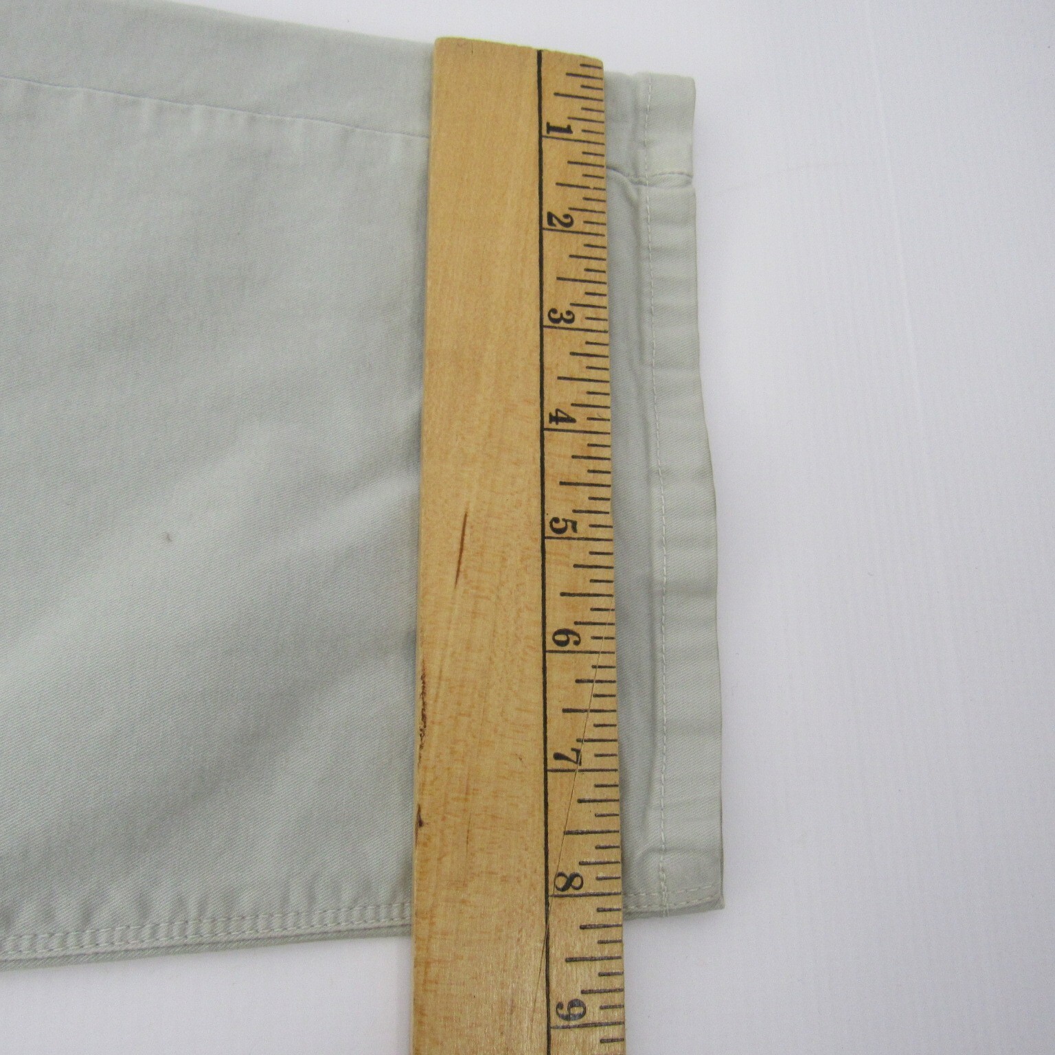 Orvis Five Pocket chino pants men’s 38×28 actual Light Gray Key Pocket