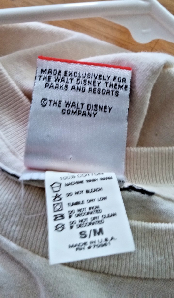 VTG Disney The Lion King Timon & Pumbaa Embordered Single Stitch Pocket T Shirt