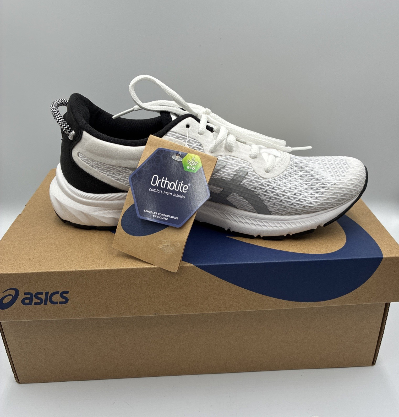 ASICS GEL-Kumo Lyte 2 White/Pure Silver Womens Sneaker Sz 7.5 New in Box w/tags