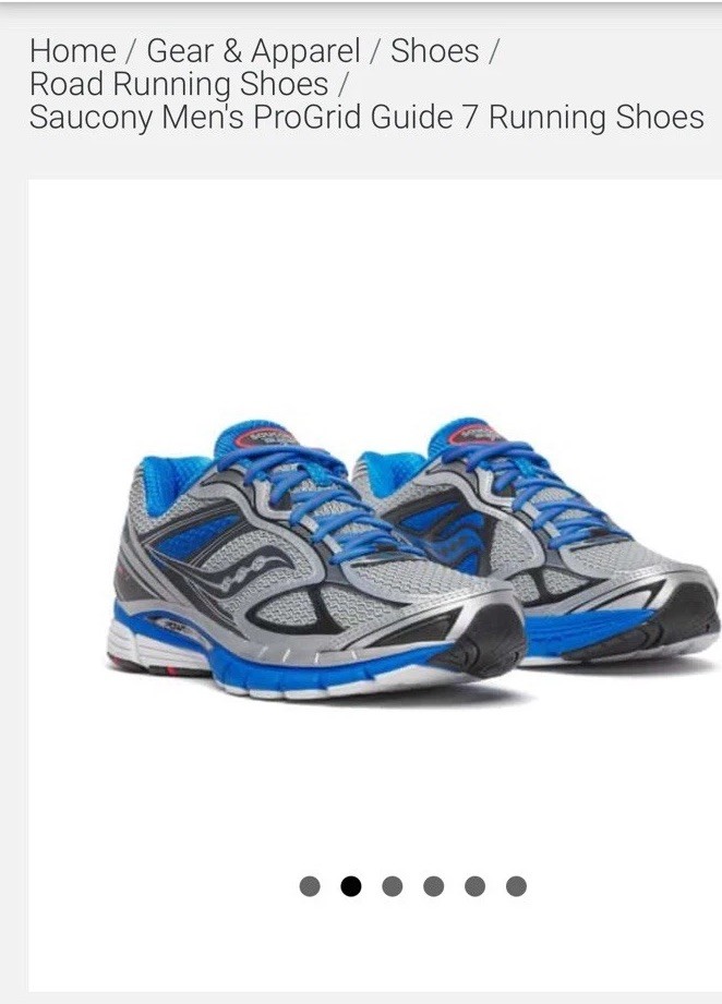 Saucony Men’s ProGrid Omni 7 Grey/royal S79036-15. 11.5