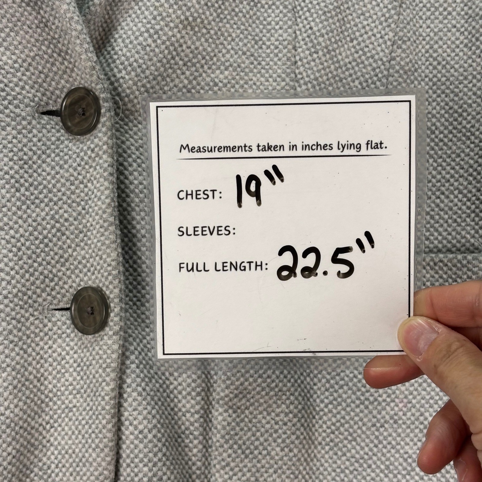 Talbots Women’s Gray Textured Knit Blazer Jacket Pockets Lined Workwear Sz 6