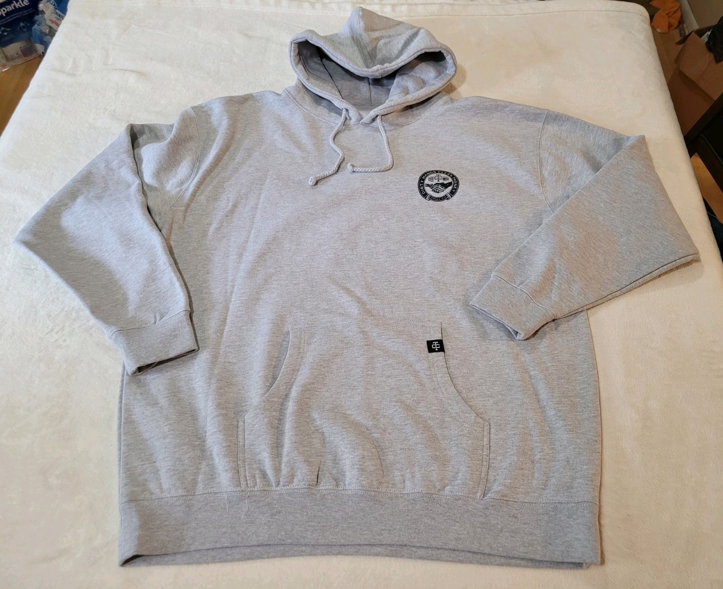NWT Troll Co Gray Haggler Hoodie Nens Size 2XL