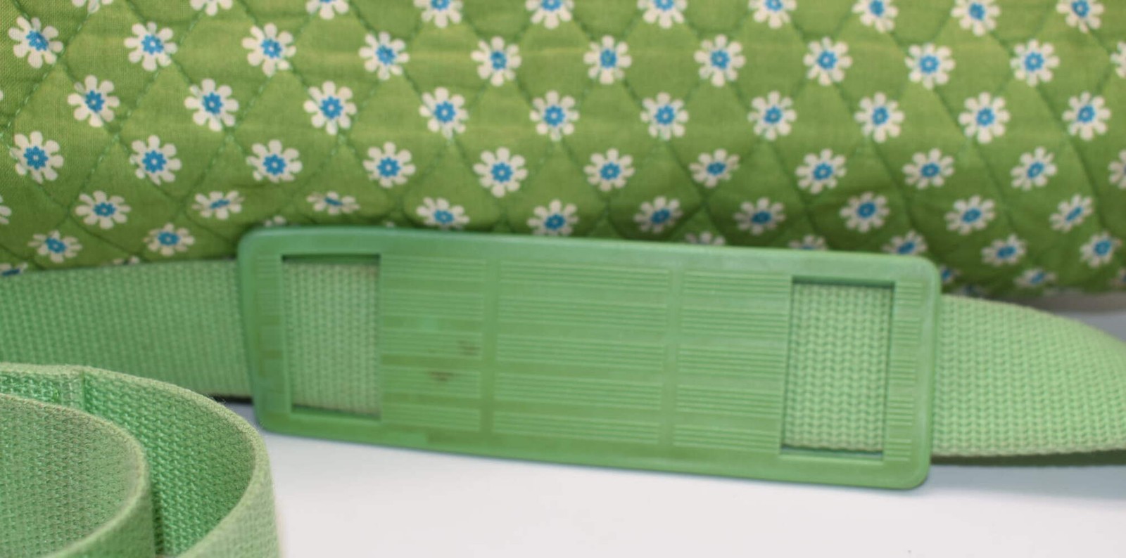 Vera Bradley Commuter Laptop Messenger Bag in “Apple Green” Pattern