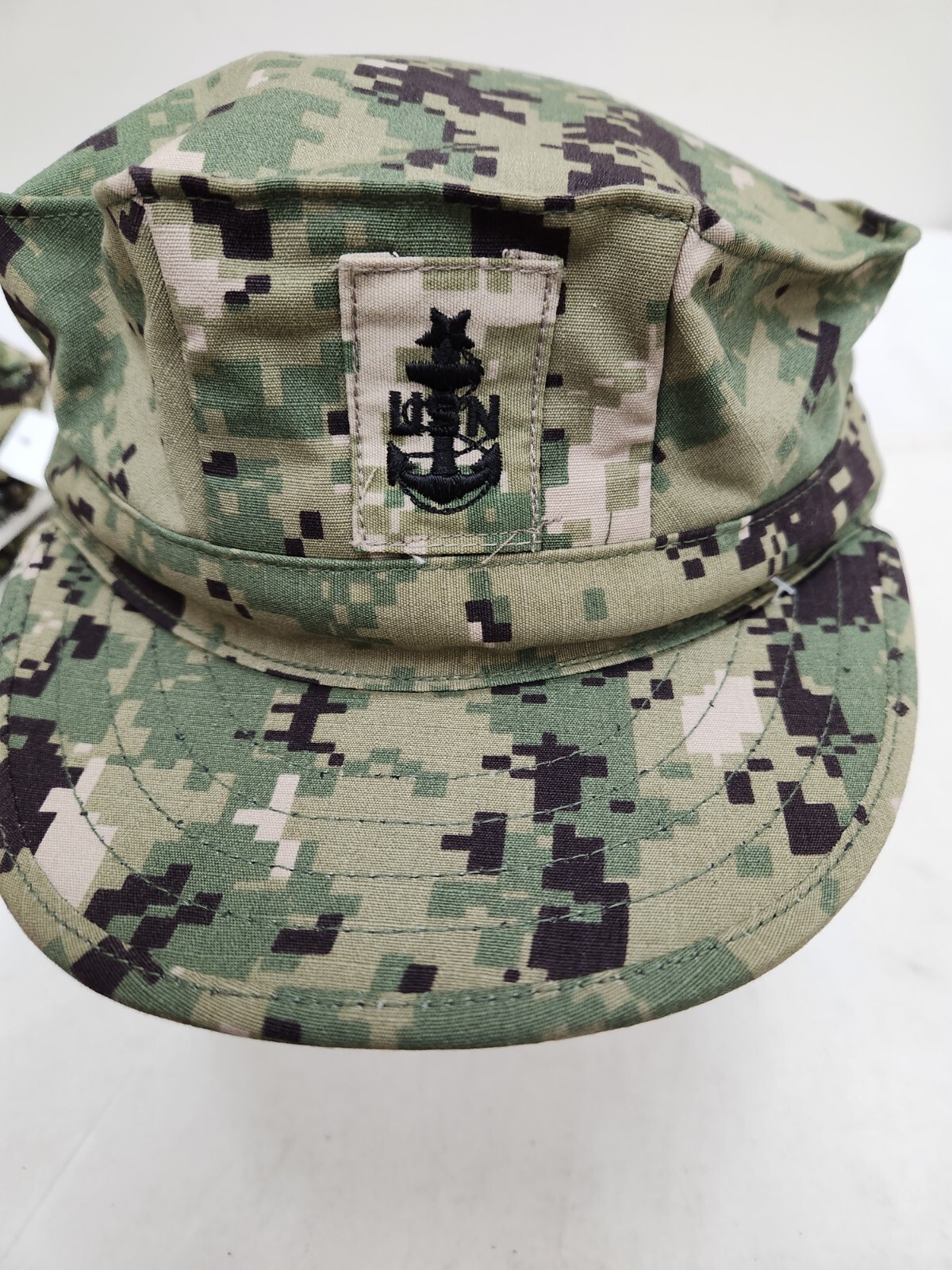 Military Issued US Navy Green Digital 8-Point Cap-NEW