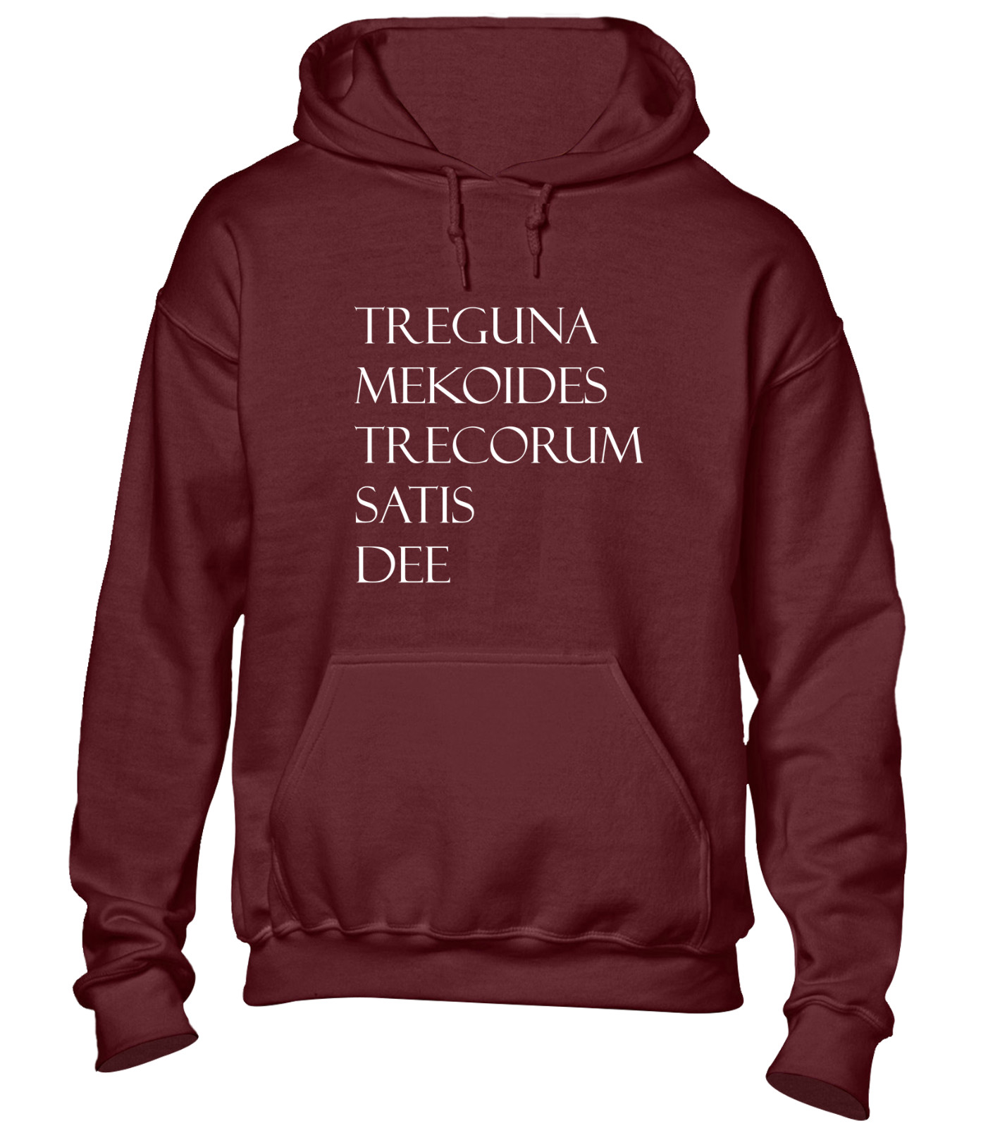 TREGUNA MEKOIDES HOODY HOODIE COOL MAGIC SPELL RETRO COMEDY FUNNY FILM TOP