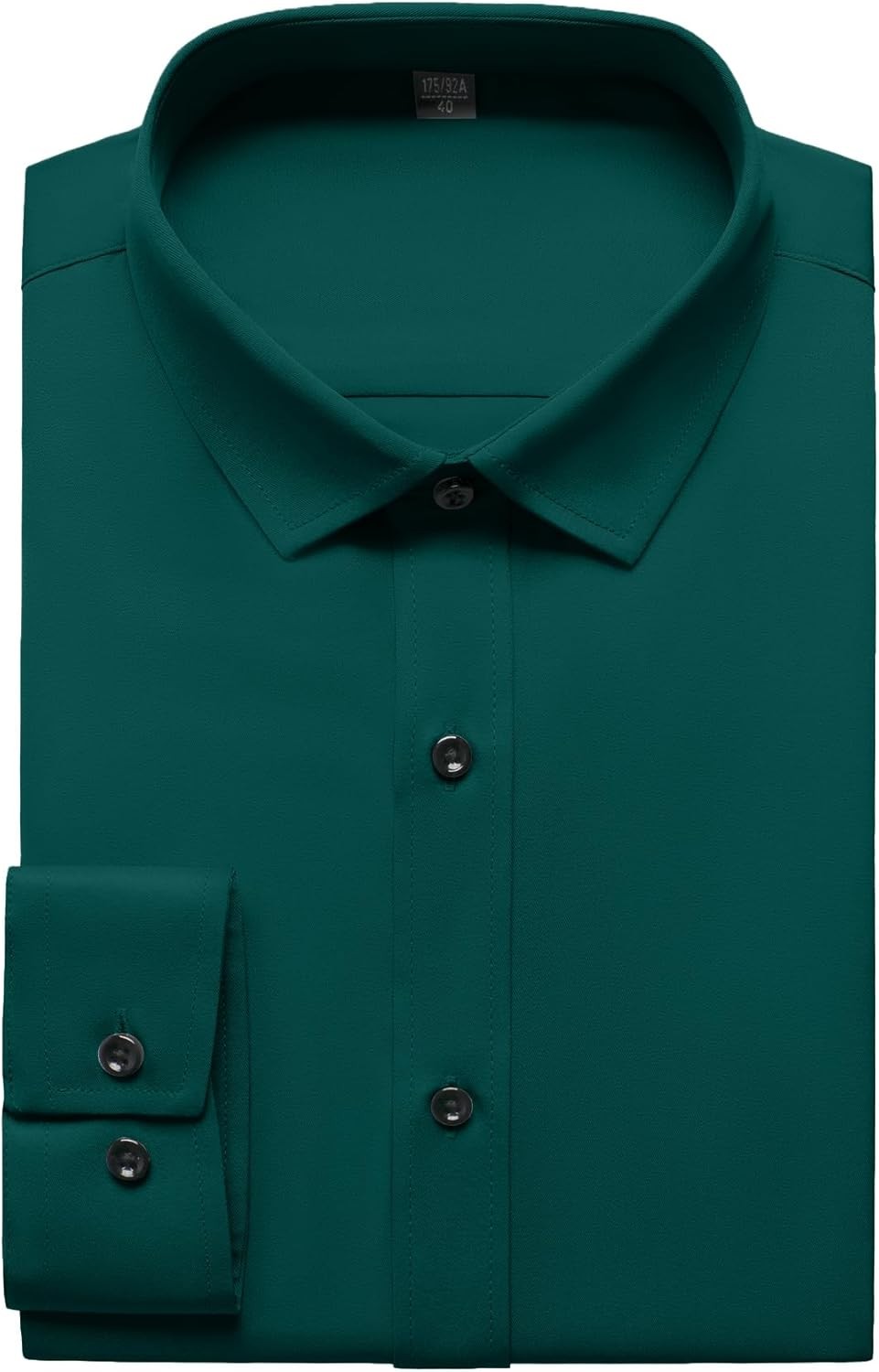 Men’s Wrinkle-Resistant Formal Stretch Dress Shirt, Button Down for Wedding