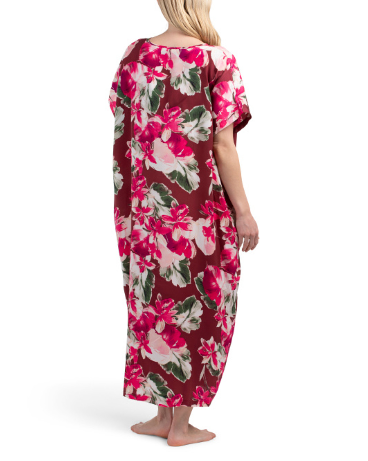 *SALE* New $84 Tommy Bahama TROPICAL Cover Up Kimono Long Maxi Caftan Dress L/XL