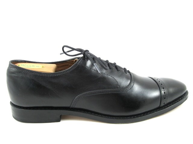 Allen Edmonds “Fifth Avenue” Cap-Toe Oxfords 10.5 AA Black WORN ONCE (613N)