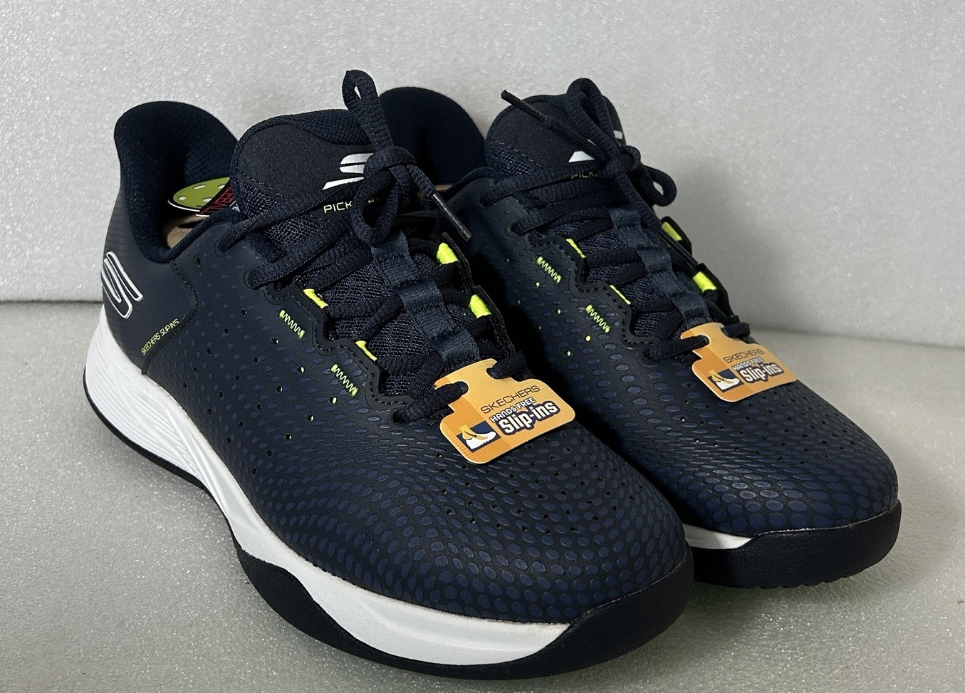 Skechers Men’s Viper Court Reload Hands Free Slip-ins Pickleball Shoe Size 7.5