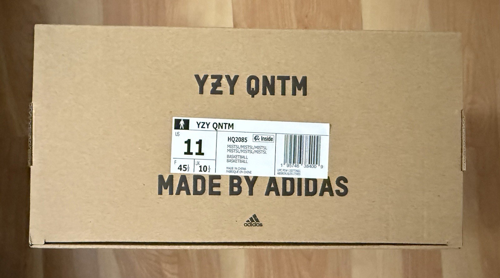 NEW – Adidas Yeezy Quantum (Yzy Qntm) Mist Slate – HQ2085 Size 11