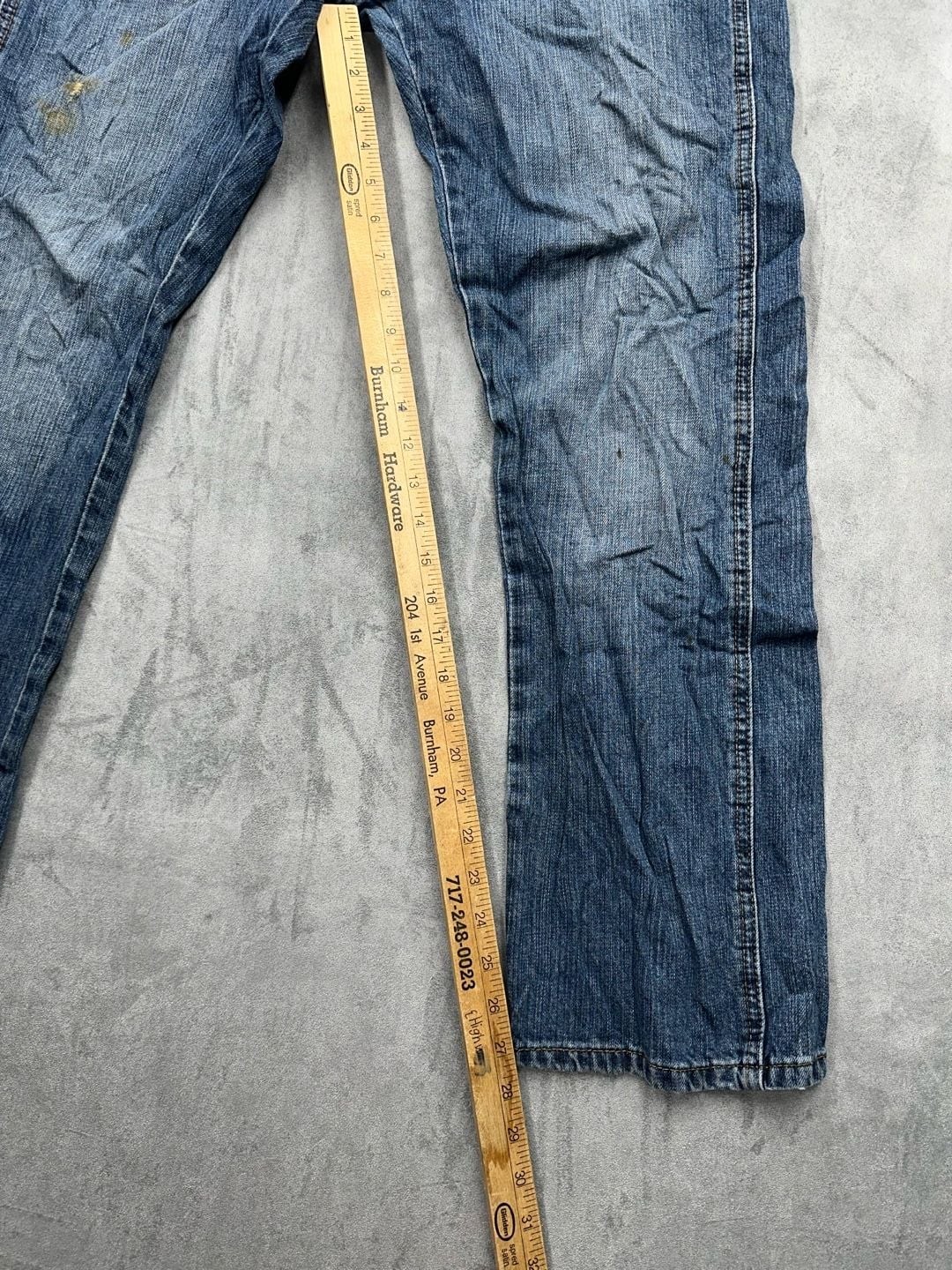 Wrangler Retro Slim Straight Blue Denim Jeans Men’s