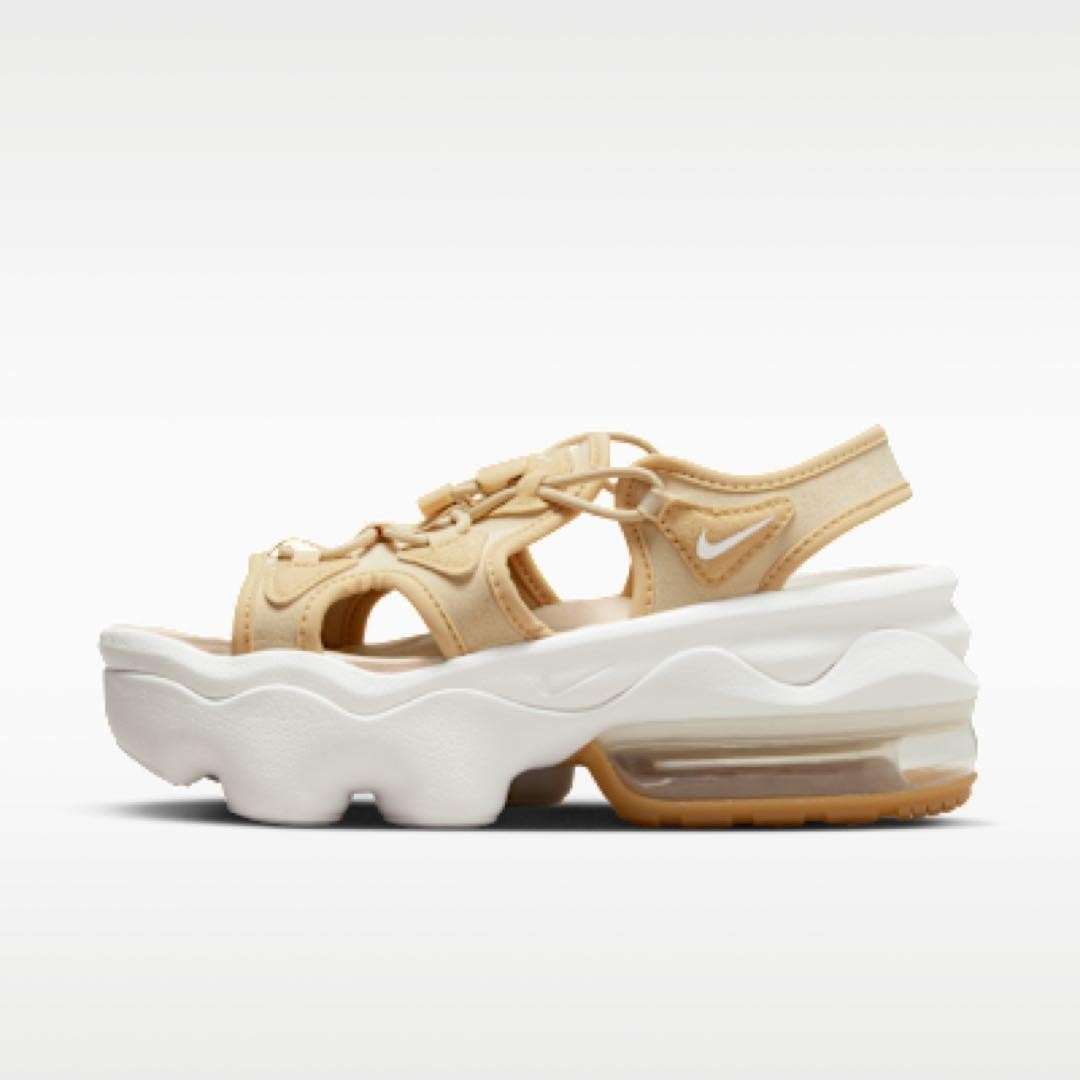 Nike WMNS Air Max Koko Sandals 22cm Sesame/Drift Brown Used Box