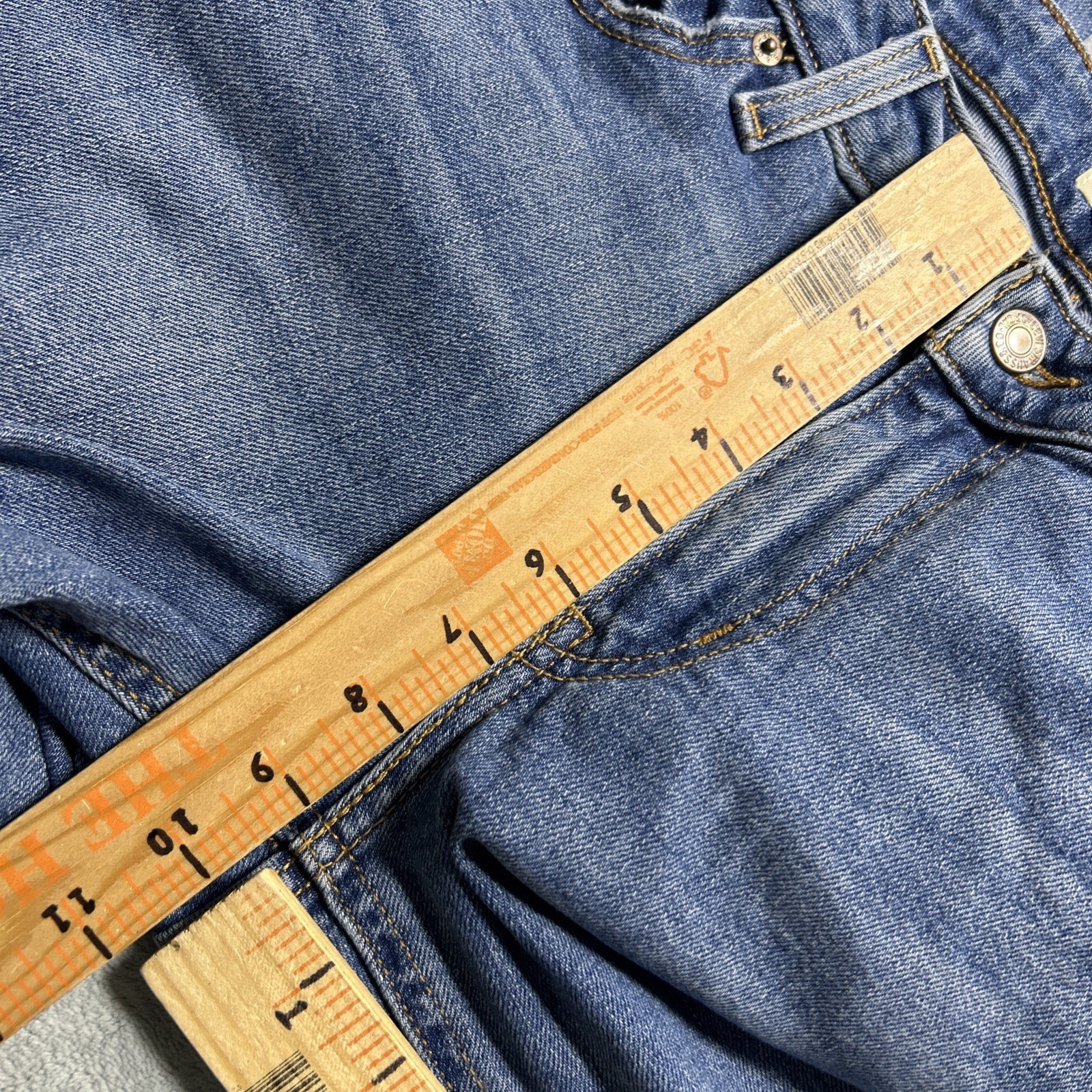 Y2K 2000s Levis Beyond Baggy Jeans Womens 31 35×25 Hamilton Wide Loose Bootcut