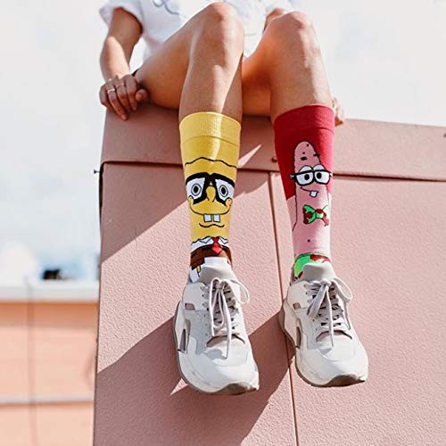 Cool Socks – Pencil & Paper Novelty Large Size Crew Socks for Men & Women – F…