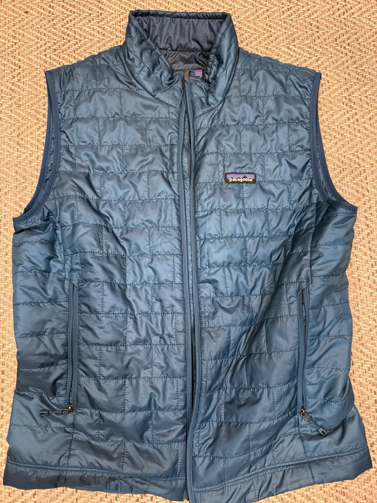Patagonia Men’s Nano Puff Vest Clement Blue Size Medium