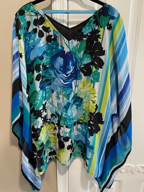 EST. 1946 pocho style blouse, 1 4/16W