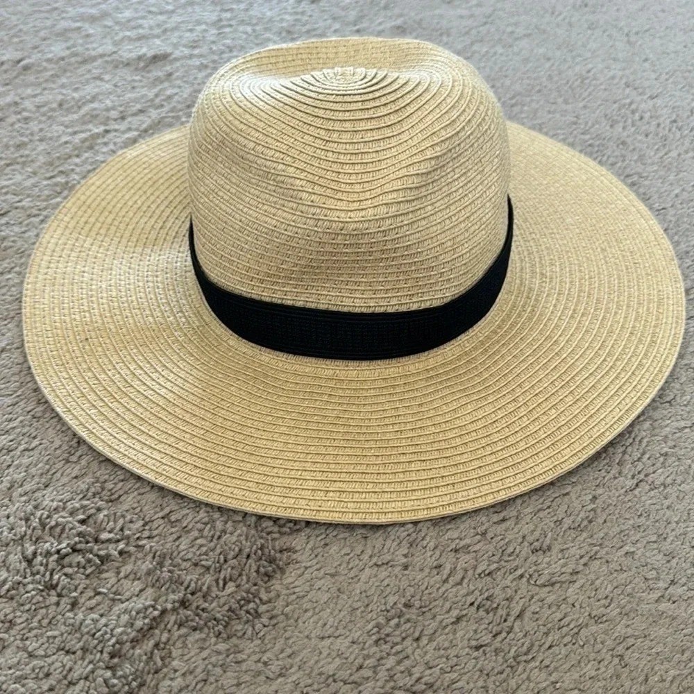 Madewell Packable Mesa Straw Hat Size S/M Vacation Tropical Resortwear Beach