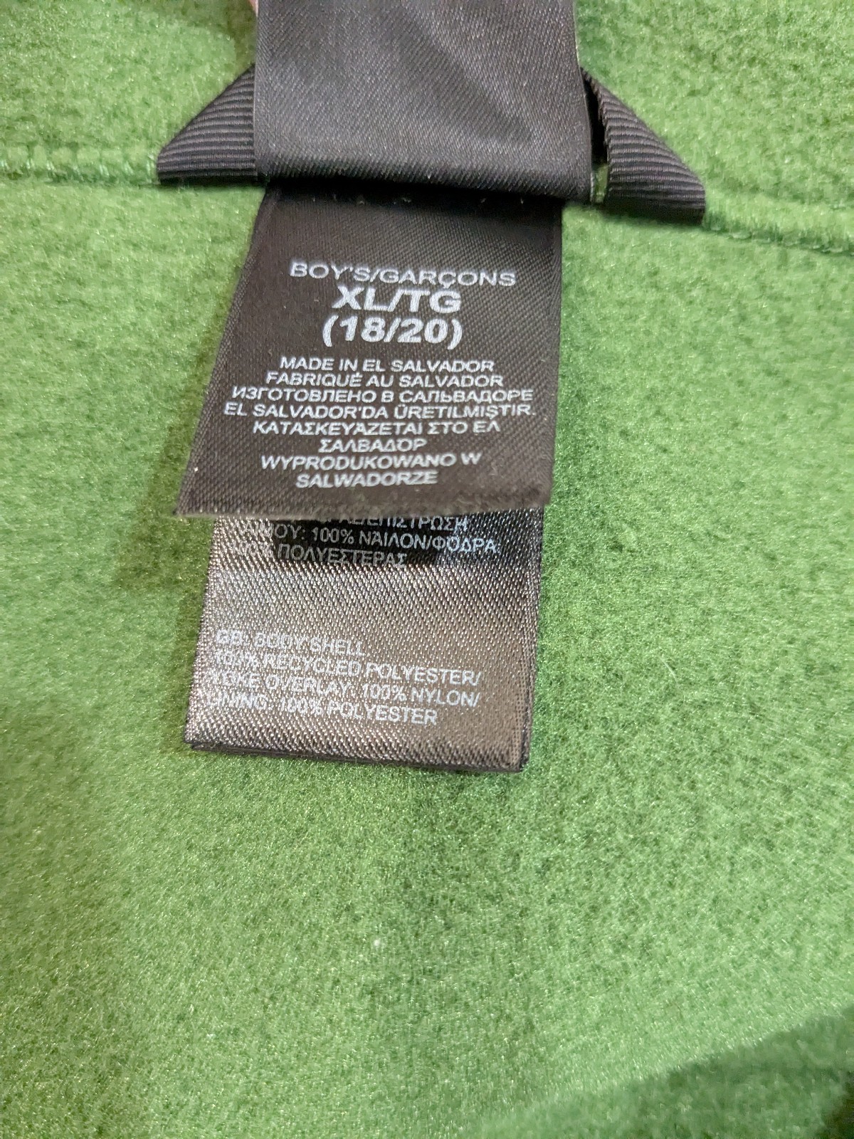 Vintage Men’s Northface Denali Jacket Conifer Green YXL