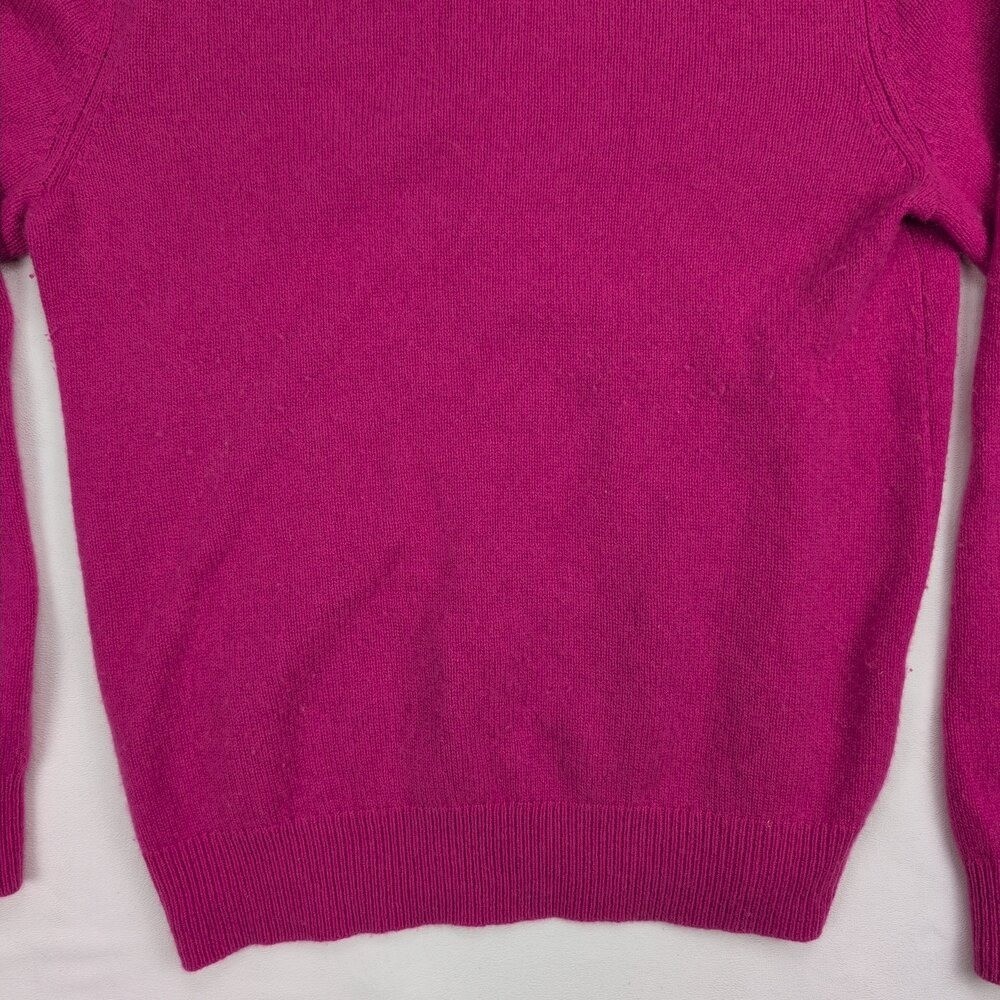 Babaton Cashmere Crewneck Sweater L – Fuchsia