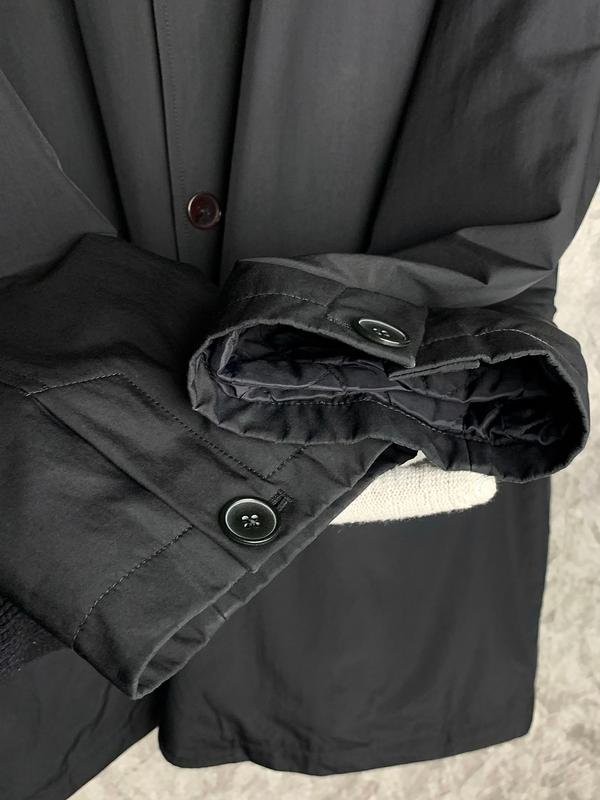 Men Strellson Trench Coat Black Polyester XXL