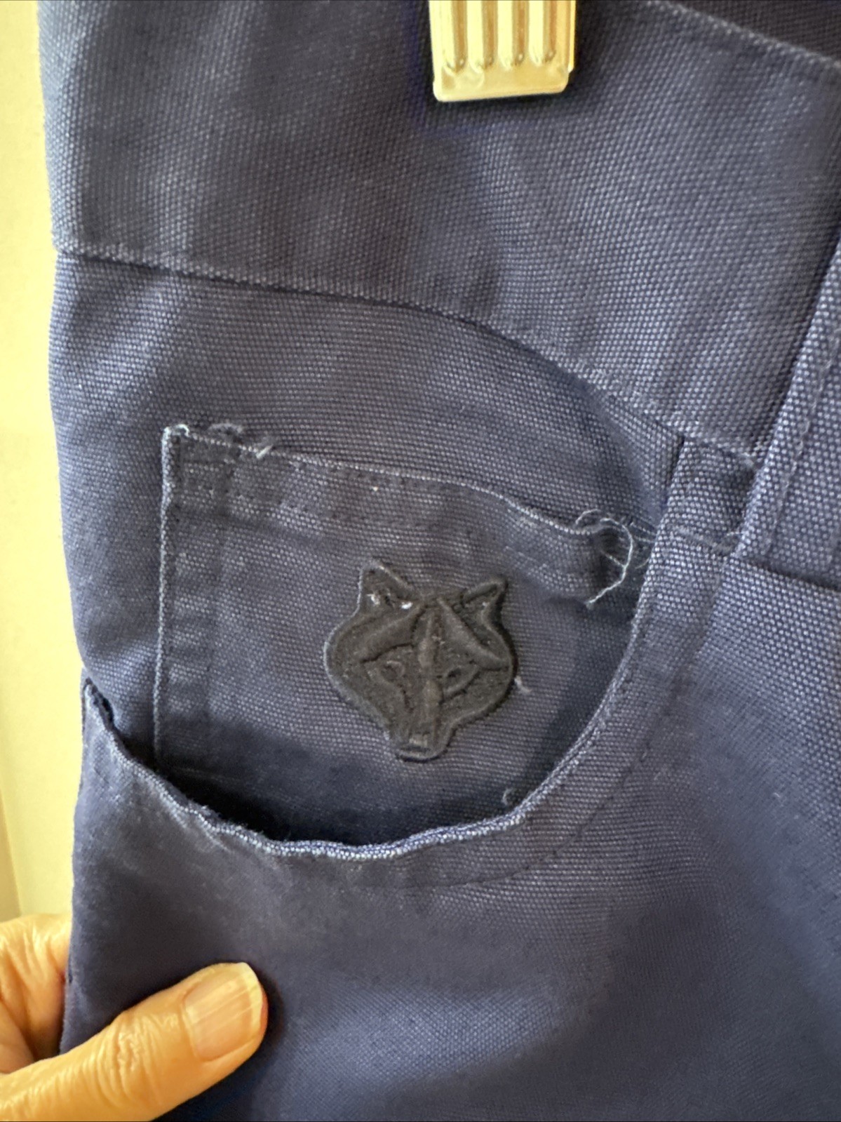 BSA Cub Scouts Switchback Uniform Pants Blue Unhemmed Youth Size 12 Cotton Blend