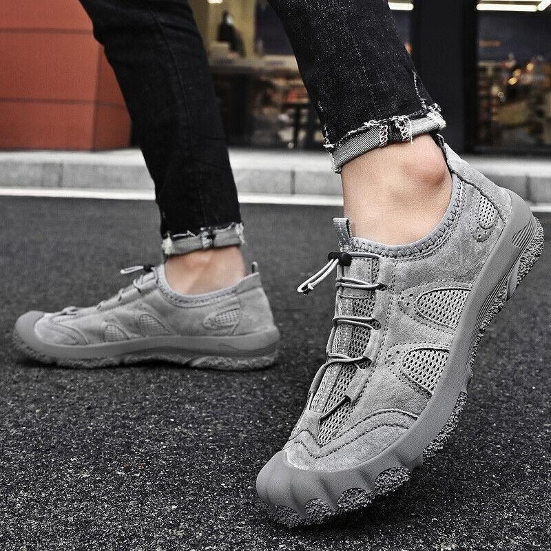 Summer Men’s Hiking Walking Casual Outdoor Sports Shoes Mesh Beathable Fashion