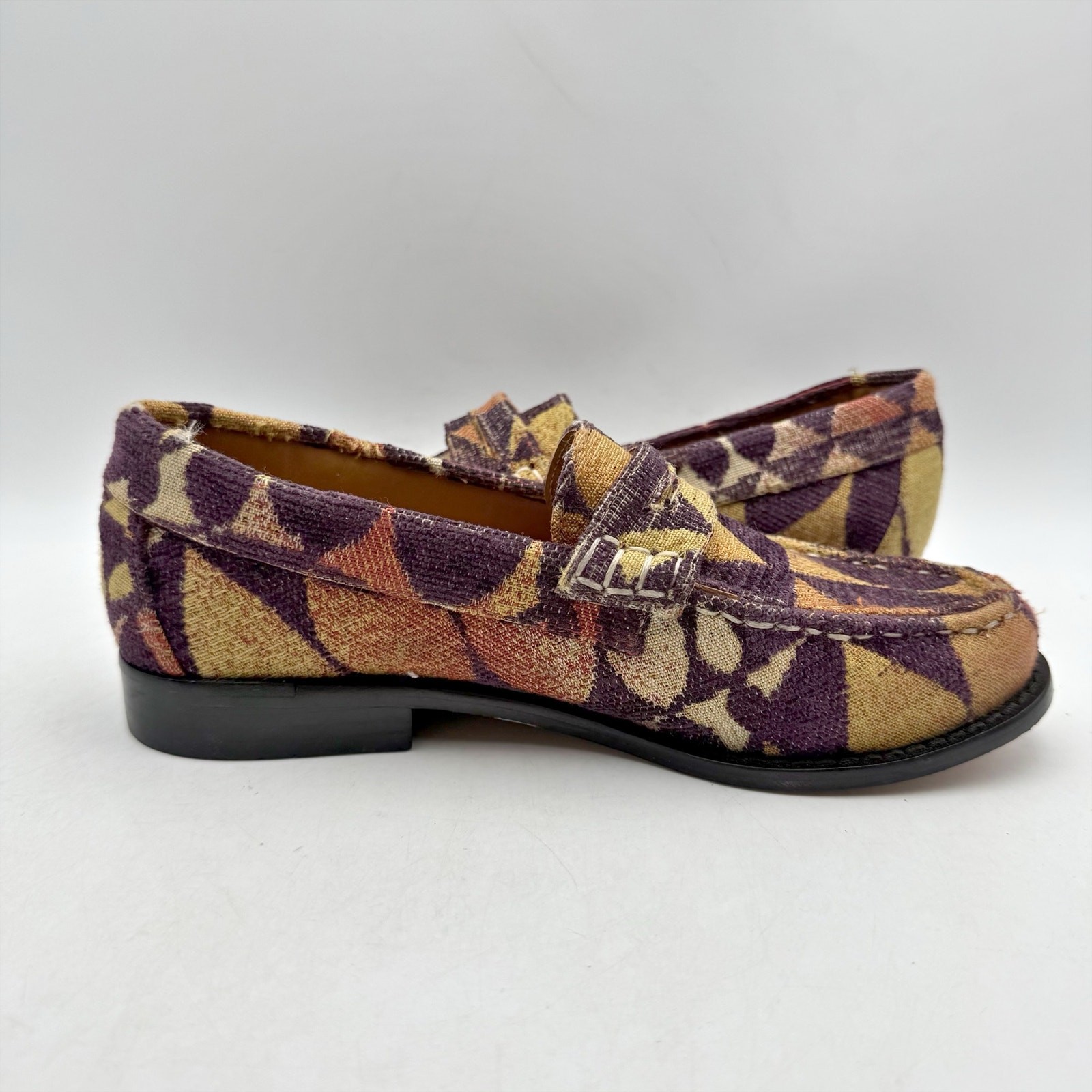RE/DONE Womens 90s Pop-Print Loafers EU 35 US 5 Multi-color EUC