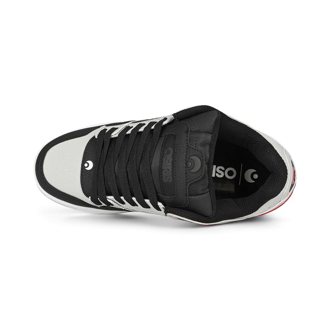 Osiris Peril Skate Shoes – Grey/Black/Red