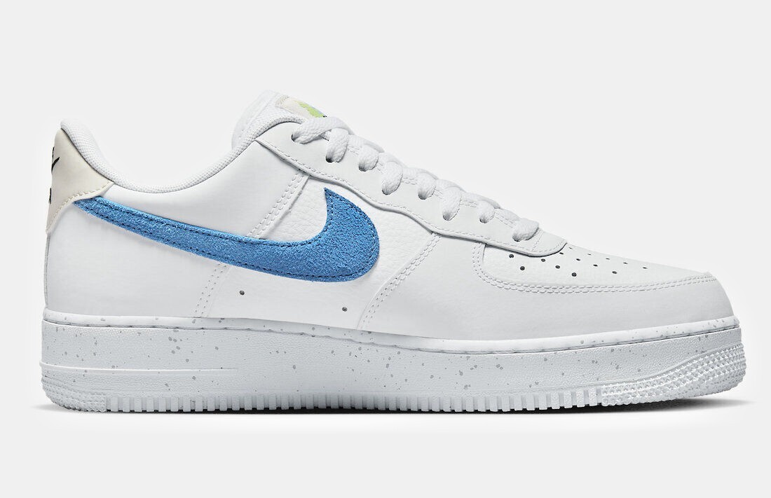 Nike Air Force 1 ’07 White Blue Multi Size US Mens Athletic Shoes Sneakers