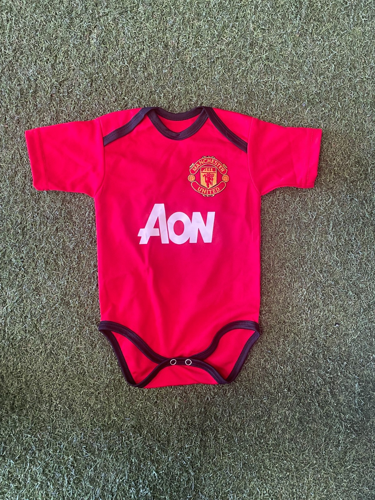 Manchester United Baby Body Suit One Size – Red