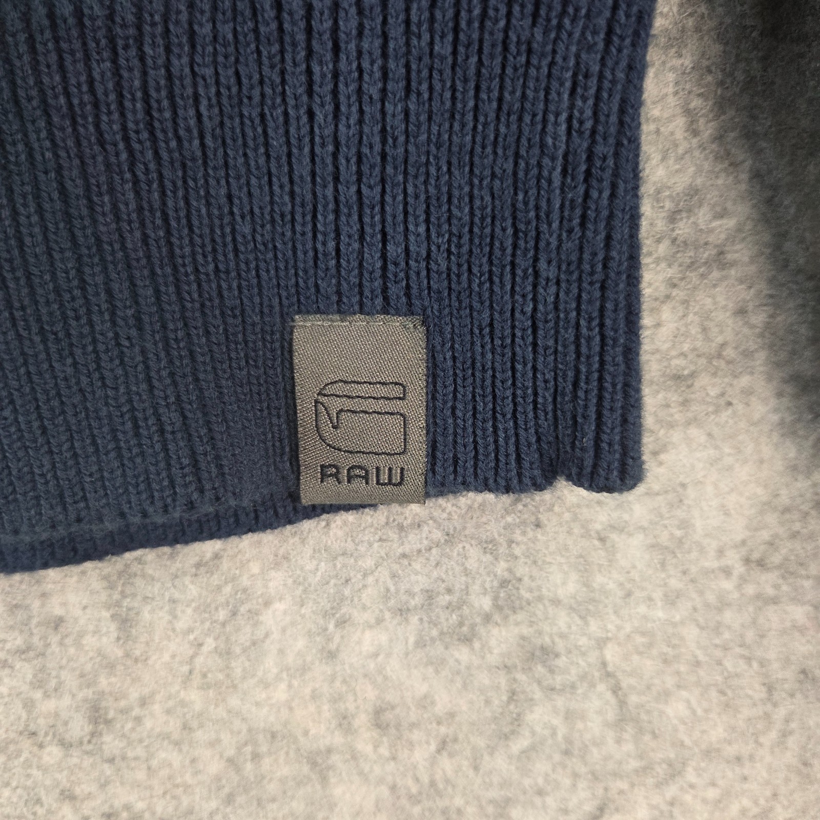 G-Star Raw Jumper Womens Small Blue Pullover V Neck 15742