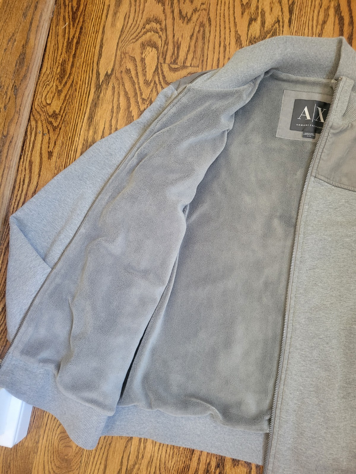 Armani Exchange Men’s Fleece Bomber Jacket