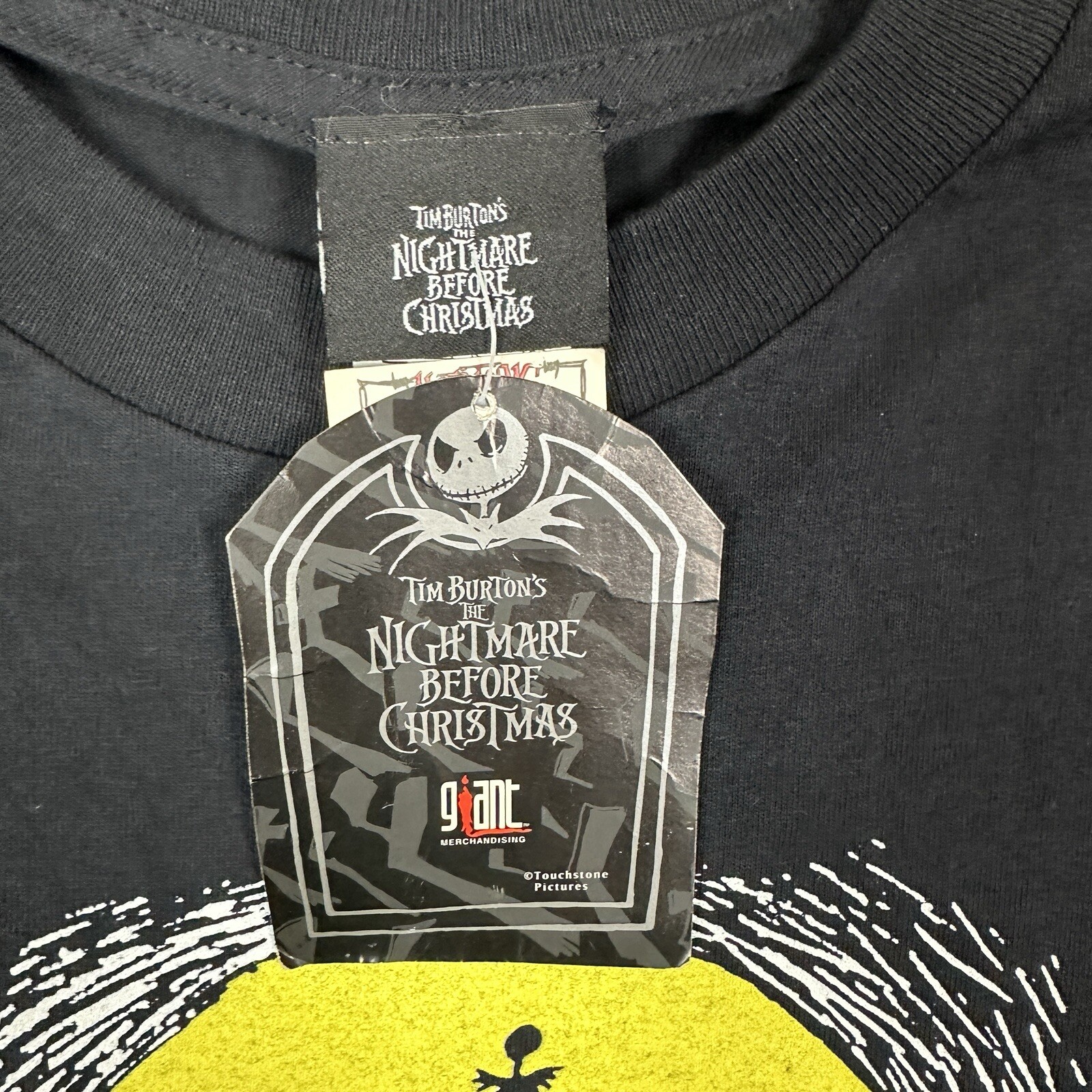 Vintage Nightmare Before Christmas T Shirt Large Jack Skellington Tim Burton NWT