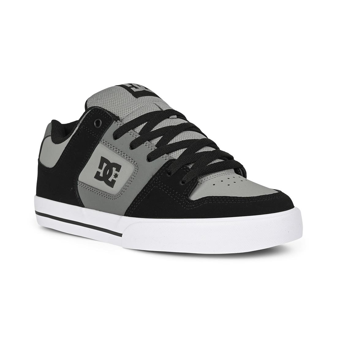 DC Pure Skate Shoes – Black/Dark Grey/Grey
