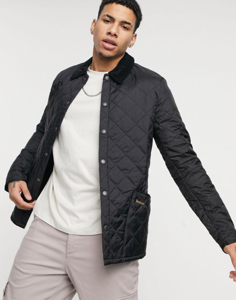 Barbour Heritage Liddesdale Quilted Jacket MSRP $ 260 in Black