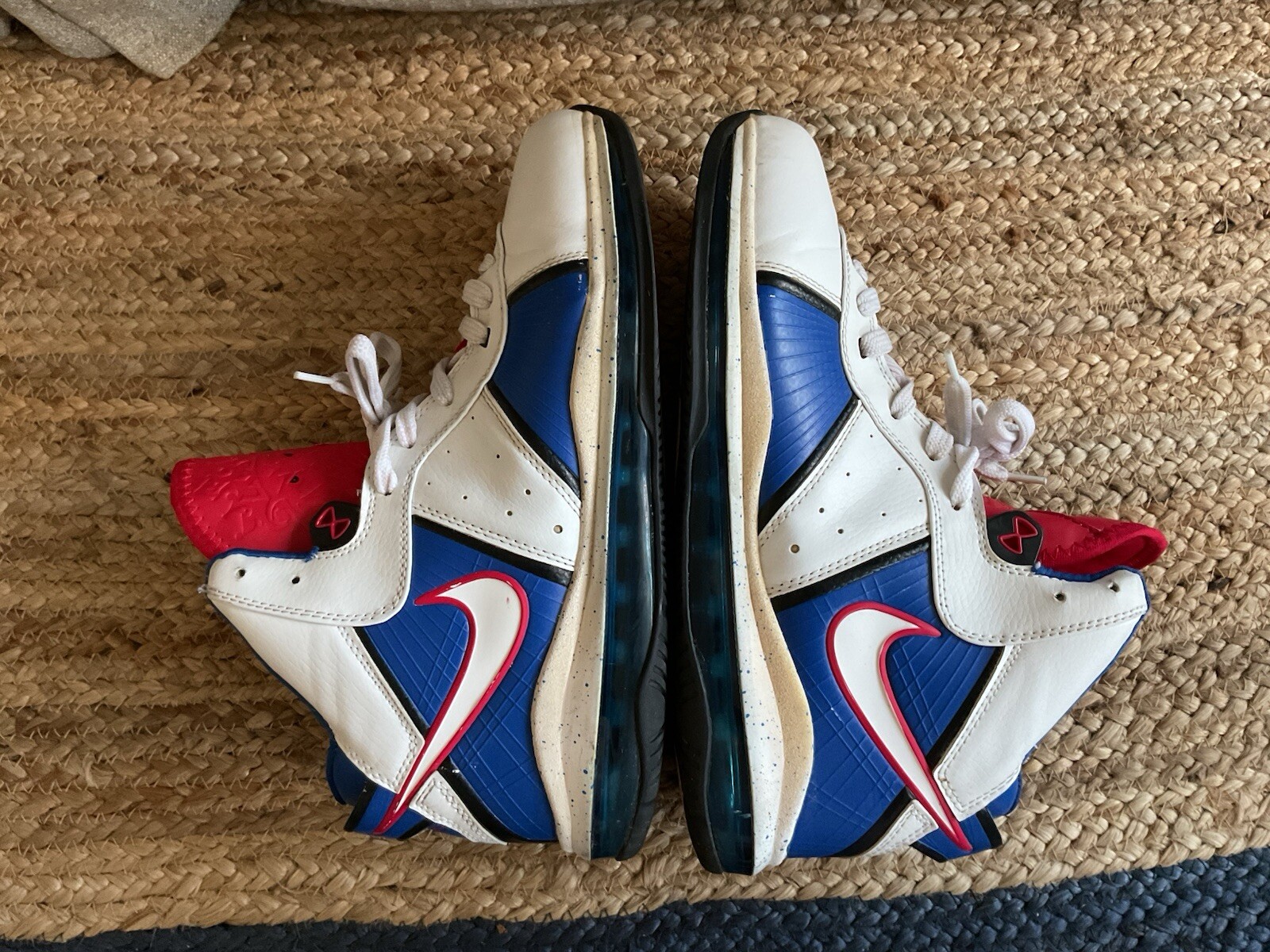 Nike 2010 LeBron James Flywire “Veterans Day” High Top Basketball Shoes Mens 13