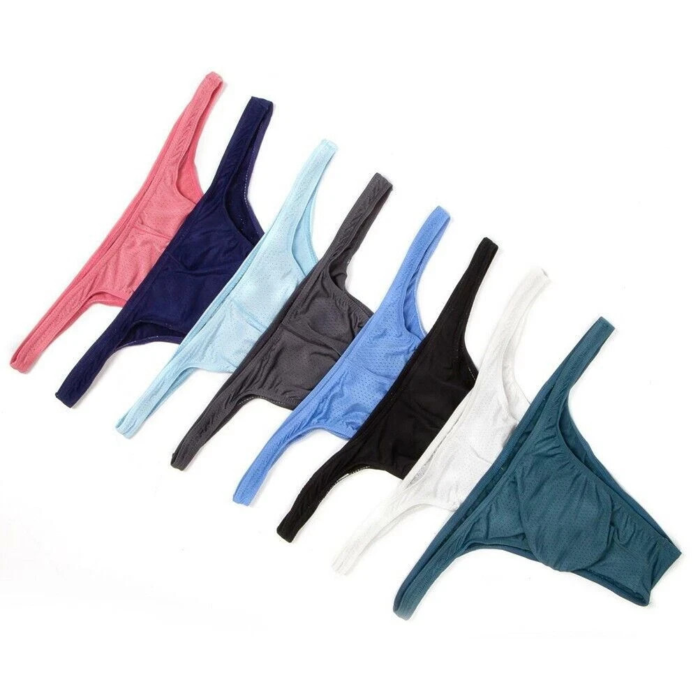 CIOKICX MENS LOW-RISE BIKINI BRIEFS-WHITE (LARGE 32-34)