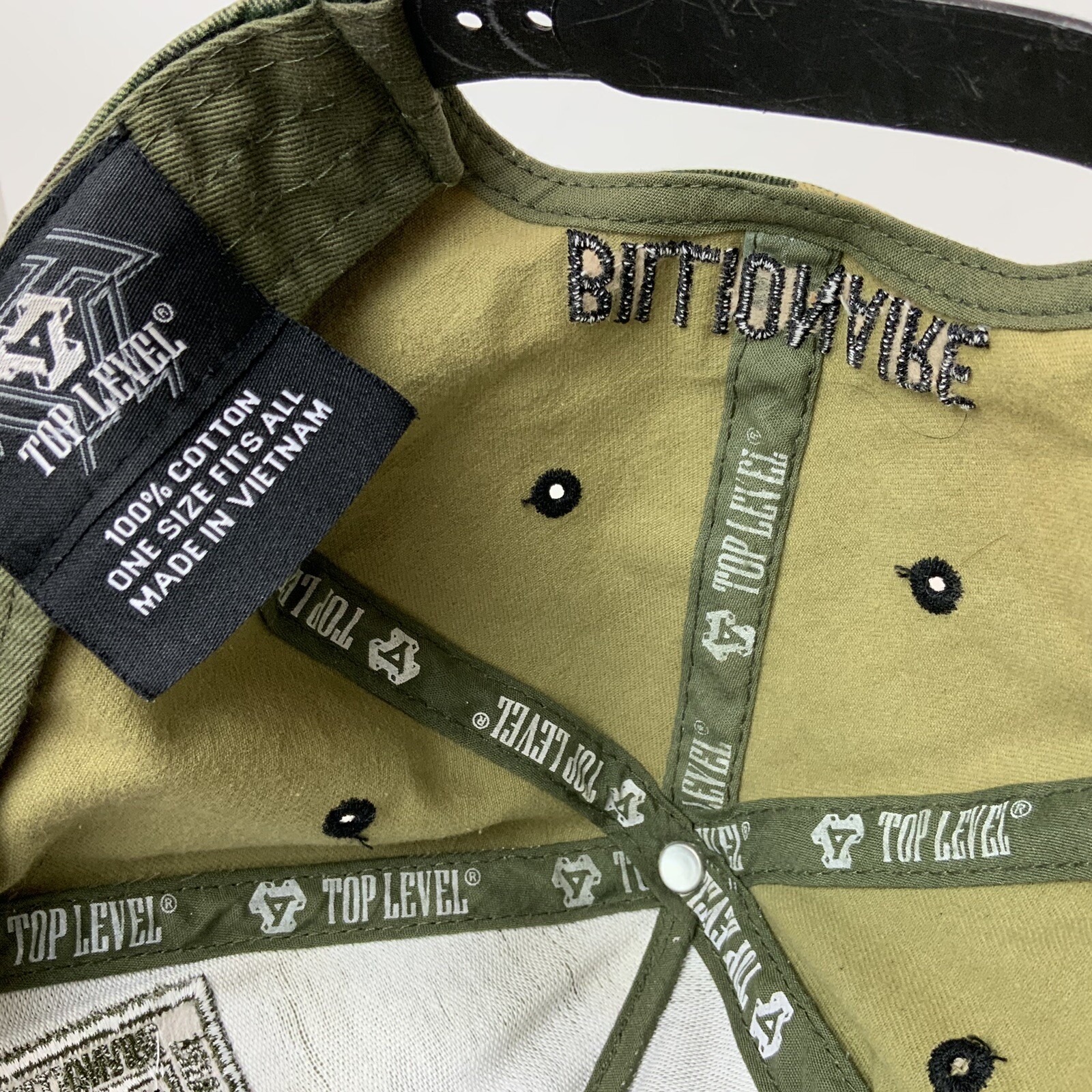 VTG Top Level “Billionaire” Camo Distressed Cotton SnapBack Cap Hat