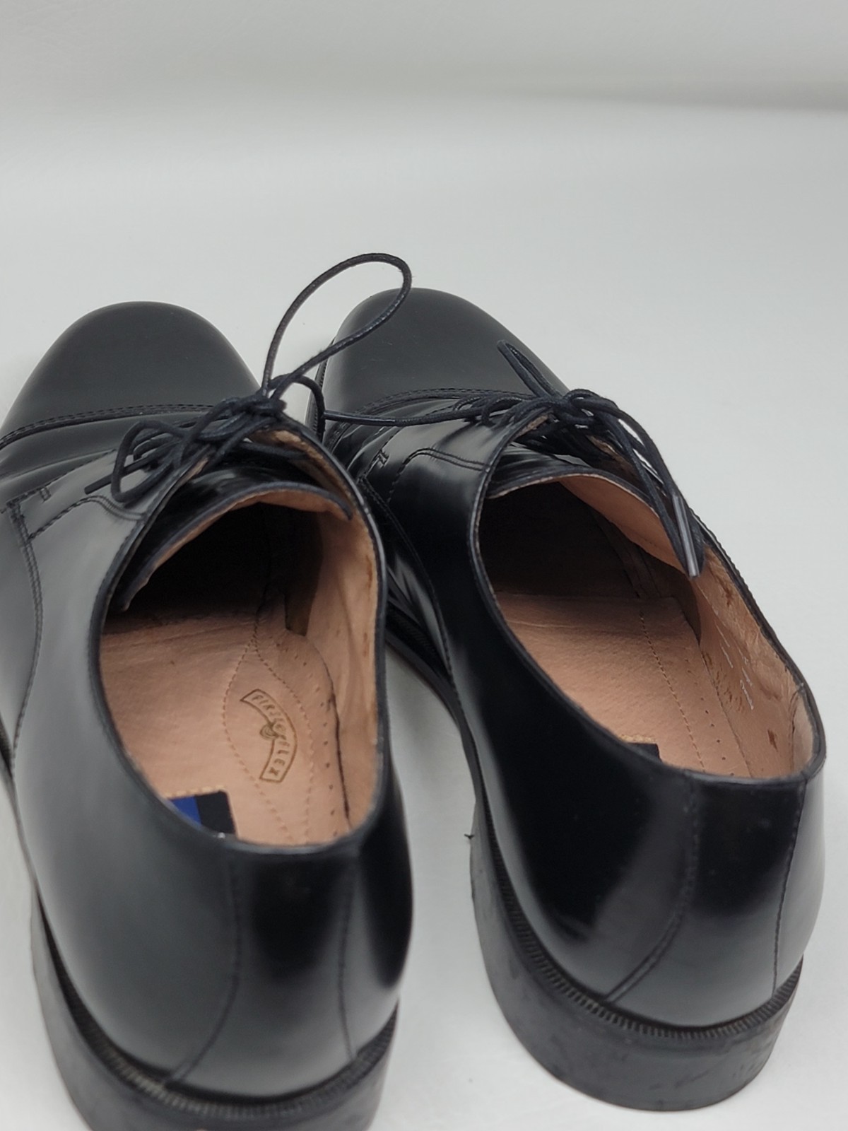 Bostonian Men’s Size 10.5 First Flex Cap Toe Black Leather Lace 20390 Pre-owned