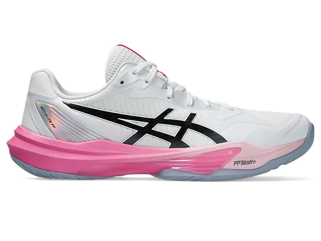 ASICS SKY ELITE FF 3 1053A081 100 White Dragon Fruit Volleyball Shoes US 4.5-16