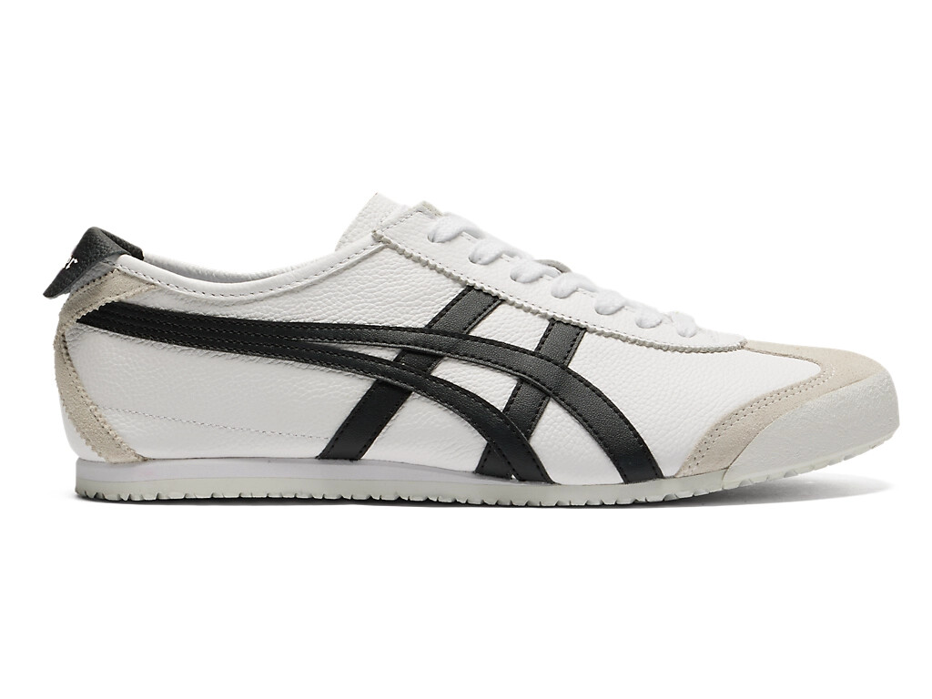 Onitsuka Tiger Mexico 66 1183A201-126 White Black Sneakers New With Box
