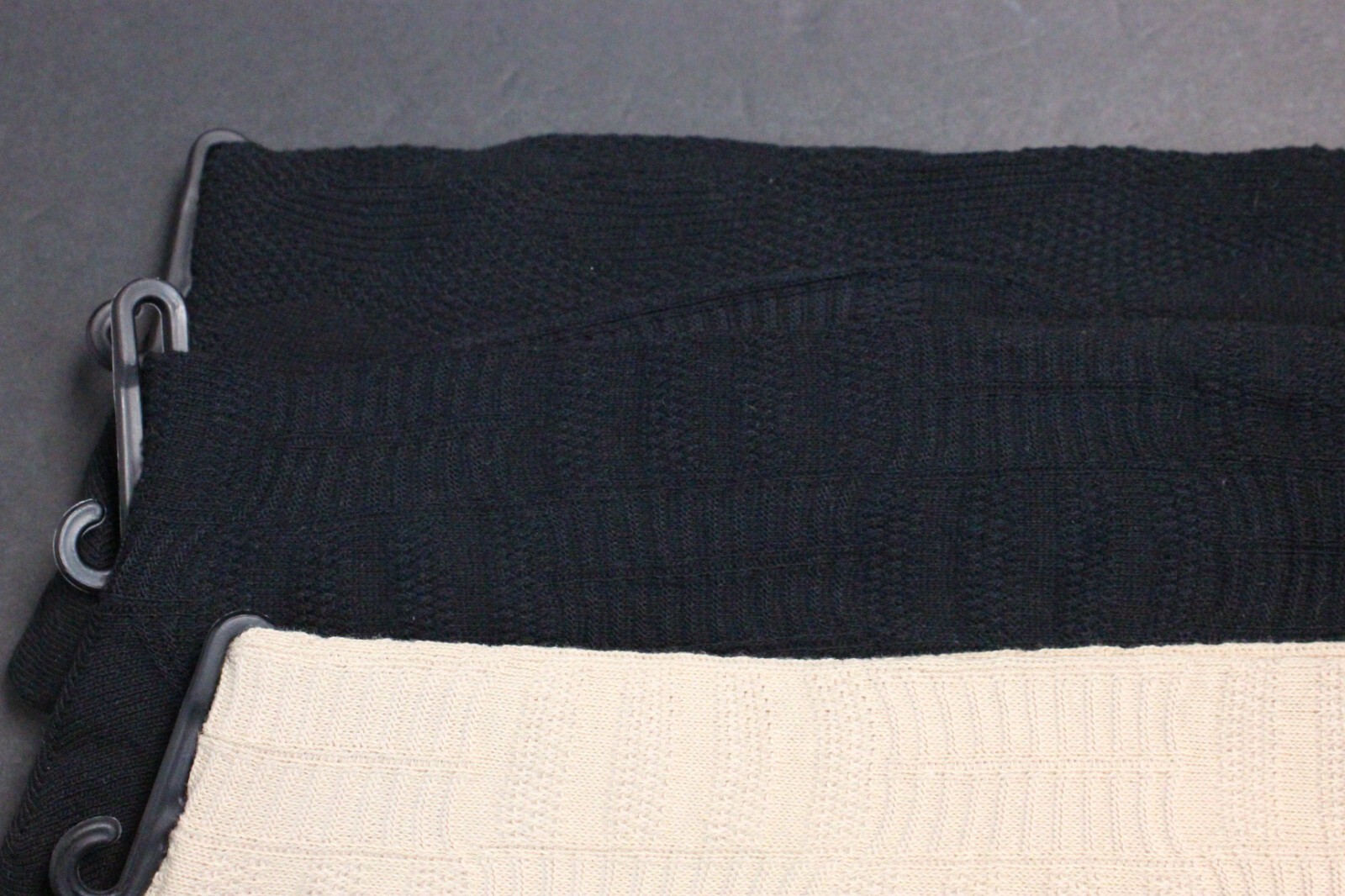 8 pair Men’s 10-13 Over the Calf Dress Work Crew Socks Black tan navy SZ 6-12