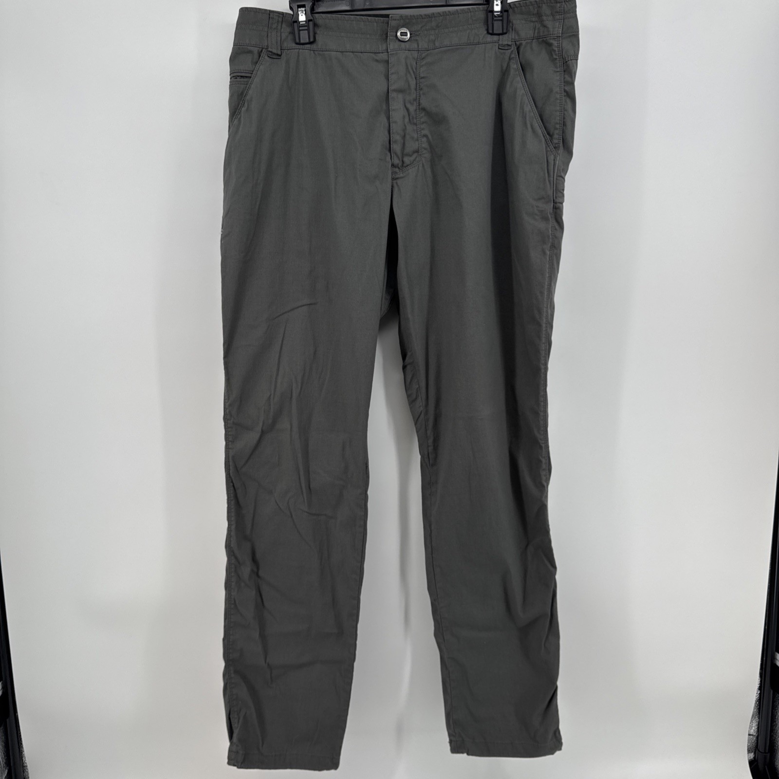 Kuhl Resistor Lite Chino Pants Men 36×34 Charcoal Gray Stretch Hiking Commuter