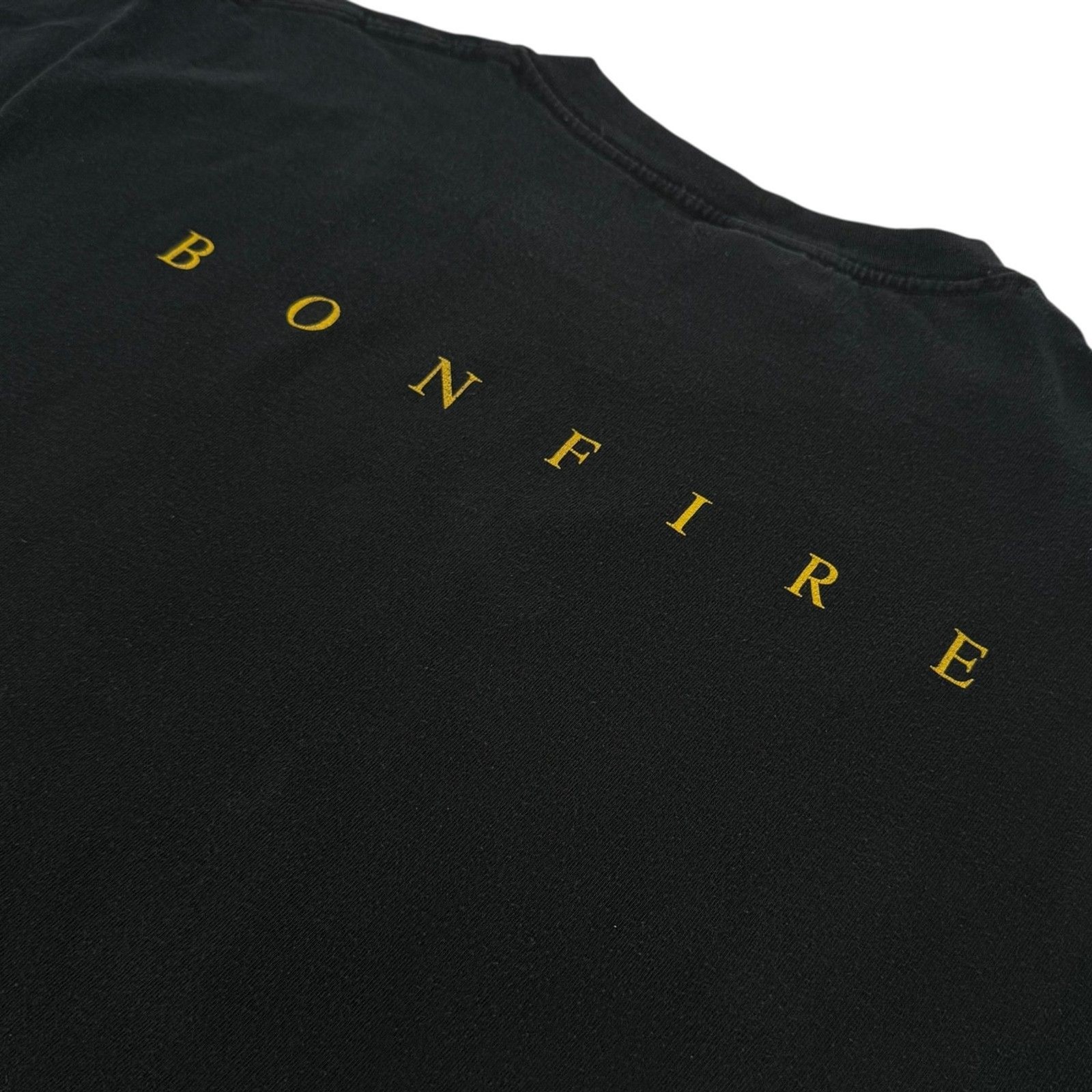 Vintage 2001 AC/DC Bonfire Promo Single Stitch Band T-Shirt Black Large USA