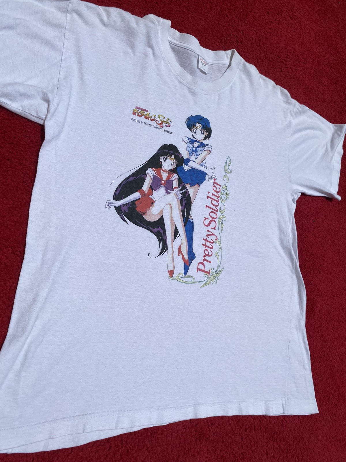 Sailor Moon Super S – Sailor Mars & Sailor Mercury Banpresto Vintage Anime Shirt